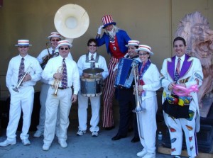 Dixieland Band with Uncle Sam