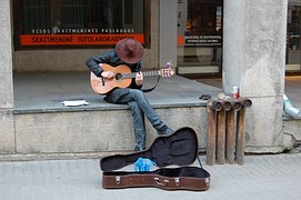 Freelance Musician, Street musician
