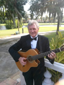 Guitarist performing for romantic surprise, Orlando by MusicRemembrance.com